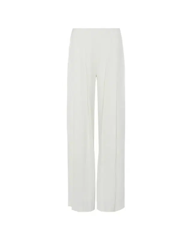 Nova Mid-Rise Wide-Leg Pleated Pants