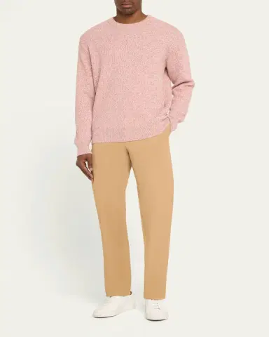 Bergdorf Goodman Men's Watercolor Twist Cashmere Crewneck Sweater | Thumbnail 2