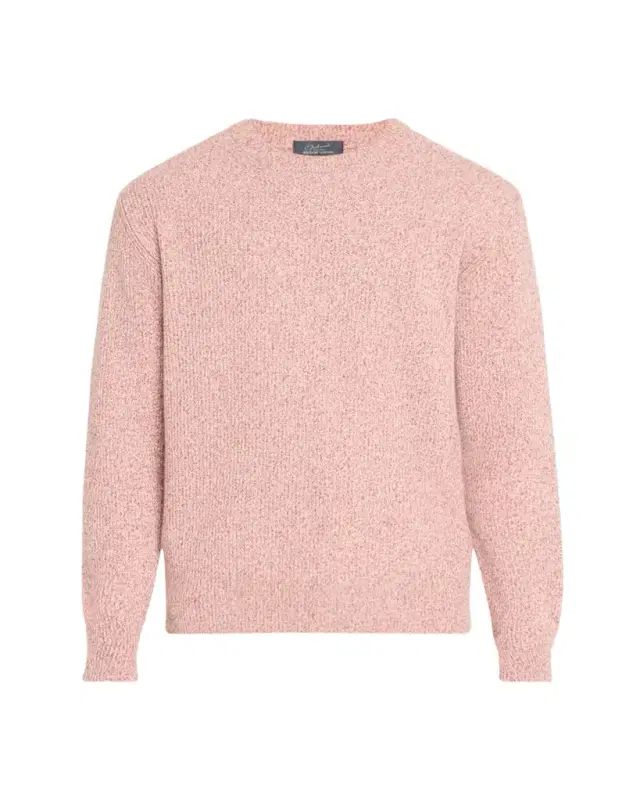 Men's Watercolor Twist Cashmere Crewneck Sweater
