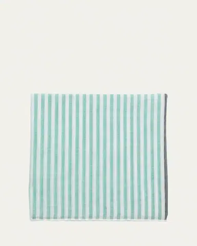 Simonnot Godard Men's Buren Cotton Stripe Pocket Square | Thumbnail 3