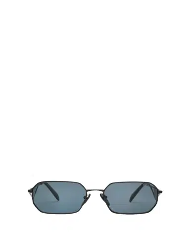 Prada Men's Polarized Steel Rectangle Sunglasses | Thumbnail 1 Prada Men's Polarized Steel Rectangle Sunglasses | Thumbnail 1