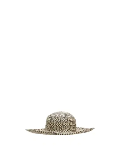 Barbisio Amos Patterned Straw -Brim Hat | Thumbnail 1