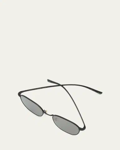 Oliver Peoples Filigree Titanium Square Sunglasses | Thumbnail 9