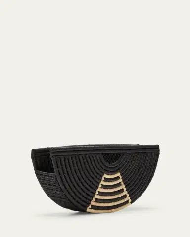 EILAF Large Half Moon Raffia Top-Handle Bag | Thumbnail 3 EILAF Large Half Moon Raffia Top-Handle Bag | Thumbnail 3
