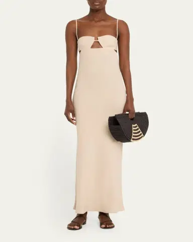EILAF Large Half Moon Raffia Top-Handle Bag | Thumbnail 5 EILAF Large Half Moon Raffia Top-Handle Bag | Thumbnail 5