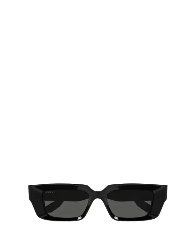 Men's Acetate and Nylon Rectangle Sunglasses