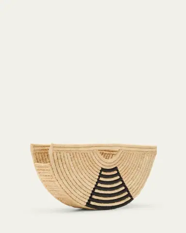EILAF Large Half Moon Raffia Top-Handle Bag | Thumbnail 3 EILAF Large Half Moon Raffia Top-Handle Bag | Thumbnail 3
