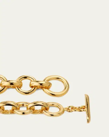 ben-amun Olivia Gold Oval Chain Link Necklace | Thumbnail 4 ben-amun Olivia Gold Oval Chain Link Necklace | Thumbnail 4