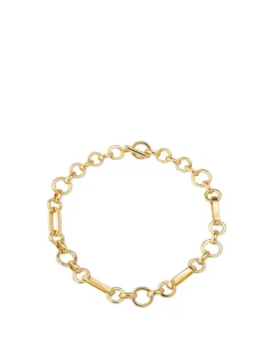 ben-amun Olivia Gold Oval Chain Link Necklace | Thumbnail 1 ben-amun Olivia Gold Oval Chain Link Necklace | Thumbnail 1