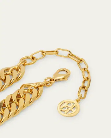Ben-Amun Orion Gold Link Necklace | Thumbnail 4