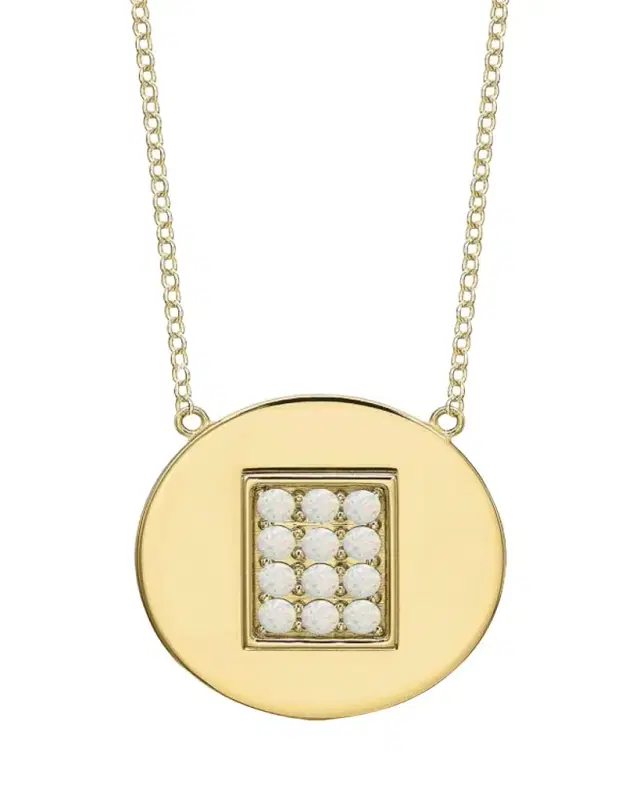 Tracee Nichols 14K Gold Opal Birthstone Necklace