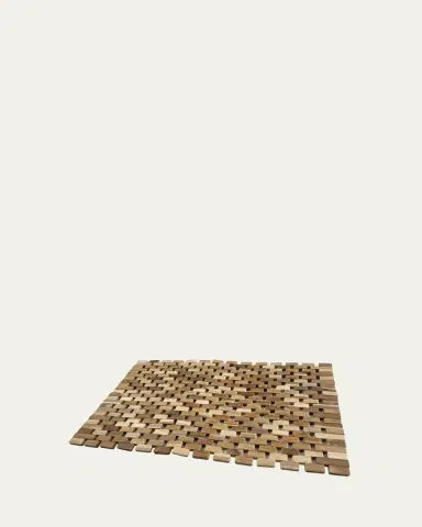 Nomi K Interlocking Wood Folding Placemat, 14" x 19" | Thumbnail 2