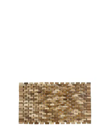 Nomi K Interlocking Wood Folding Placemat, 14" x 19" | Thumbnail 1