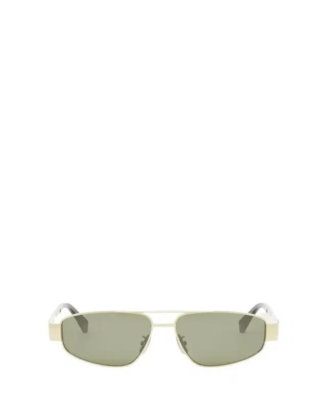 CELINE Triomphe Metal Aviator Sunglasses