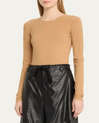 MM6 Maison Margiela Long-Sleeve Bodysuit | Thumbnail 4