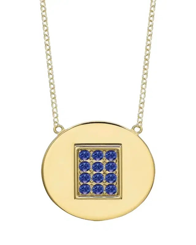 Tracee Nichols 14K Gold Sapphire Birthstone Necklace