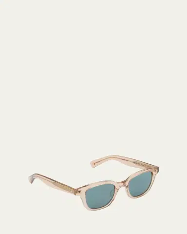 Garrett Leight Men's Naples Sun Acetate Square Sunglasses | Thumbnail 2