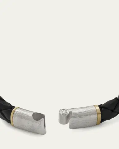 JORGE ADELER Men's Authentic Alexander the Great Coin Leather Bracelet | Thumbnail 4 JORGE ADELER Men's Authentic Alexander the Great Coin Leather Bracelet | Thumbnail 4