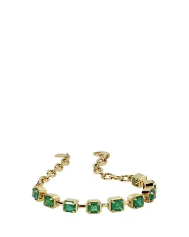 Savolinna One-of-a-Kind Capsule Cushion-Cut Emerald Bracelet | Thumbnail 1