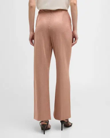 Giorgio Armani Lurex Bonded Jersey Trousers | Thumbnail 2