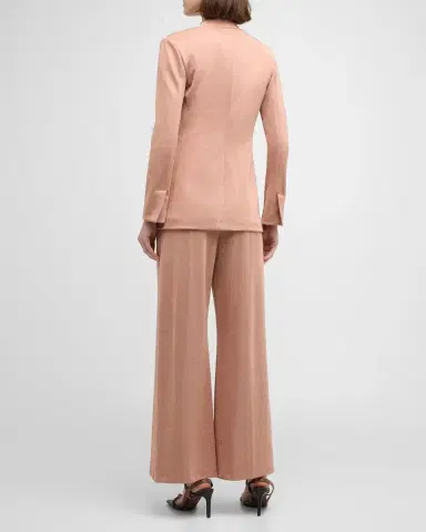 Giorgio Armani Lurex Bonded Jersey Trousers | Thumbnail 5