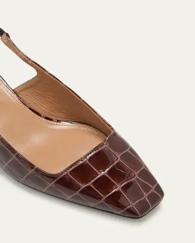 Aquazzura Ginza Croco Slingback Ballerina Pumps | Thumbnail 9 Aquazzura Ginza Croco Slingback Ballerina Pumps | Thumbnail 9