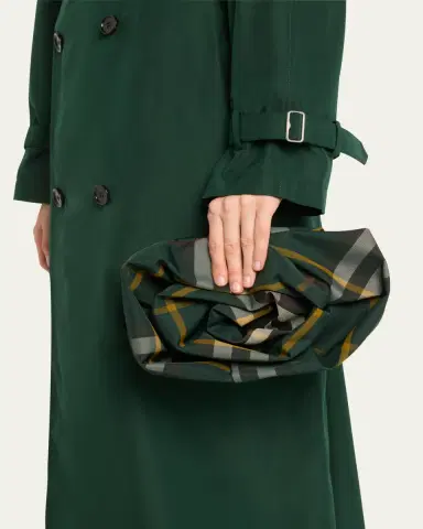 Burberry Rose Check Clutch Bag | Thumbnail 2