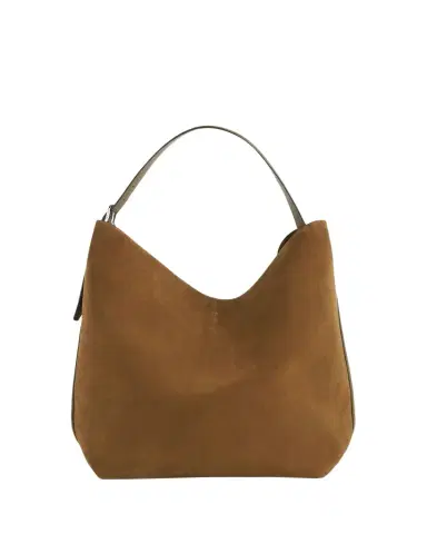 TOTEME Large Belted Suede Tote Bag | Thumbnail 1