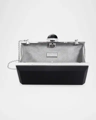 Judith Leiber Couture Skylar Crystal-Edge Satin Clutch Bag | Thumbnail 2 Judith Leiber Couture Skylar Crystal-Edge Satin Clutch Bag | Thumbnail 2
