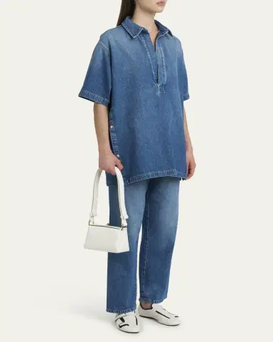 Plan C Mini Turn-Lock Leather Shoulder Bag | Thumbnail 14 Plan C Mini Turn-Lock Leather Shoulder Bag | Thumbnail 14