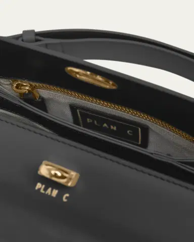 Plan C Mini Turn-Lock Leather Shoulder Bag | Thumbnail 9 Plan C Mini Turn-Lock Leather Shoulder Bag | Thumbnail 9