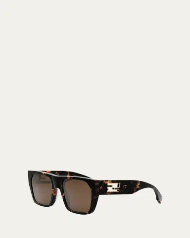 Fendi Baguette Acetate Shields Sunglasses | Thumbnail 2 Fendi Baguette Acetate Shields Sunglasses | Thumbnail 2