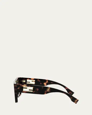 Fendi Baguette Acetate Shields Sunglasses | Thumbnail 3 Fendi Baguette Acetate Shields Sunglasses | Thumbnail 3