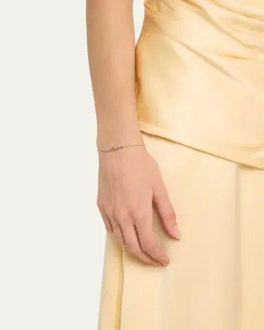 Monica Rich Kosann 18K Yellow Gold Tennis Bracelet with Blue Sapphires | Thumbnail 2