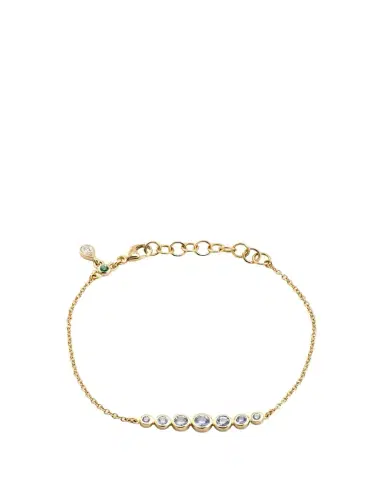Monica Rich Kosann 18K Yellow Gold Tennis Bracelet with Blue Sapphires | Thumbnail 1