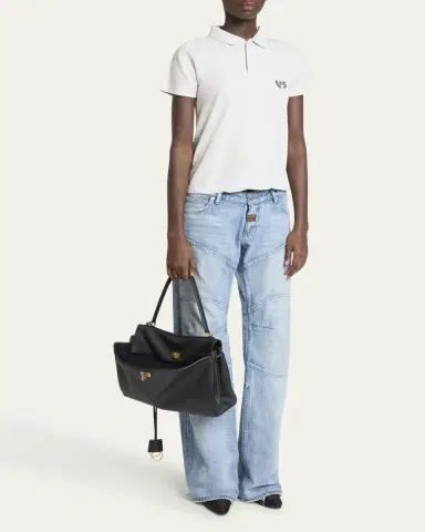 Balenciaga Rodeo Medium Leather Top-Handle Bag | Thumbnail 5