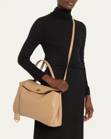 Balenciaga Rodeo Medium Leather Top-Handle Bag | Thumbnail 6