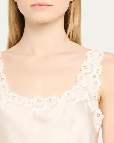 Josie Natori Rose Parfait Lace-Trim Cami | Thumbnail 4 Josie Natori Rose Parfait Lace-Trim Cami | Thumbnail 4