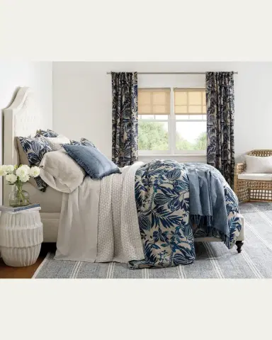 Annie Selke Malta Blue Handwoven Rug, 6' x 9' | Thumbnail 3 Annie Selke Malta Blue Handwoven Rug, 6' x 9' | Thumbnail 3