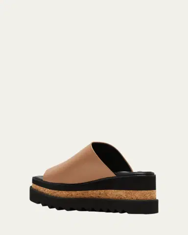 Stella McCartney Sneak-Elyse Alter Sporty Mat Platform Sandals | Thumbnail 2