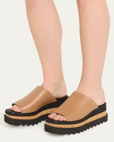 Stella McCartney Sneak-Elyse Alter Sporty Mat Platform Sandals | Thumbnail 3