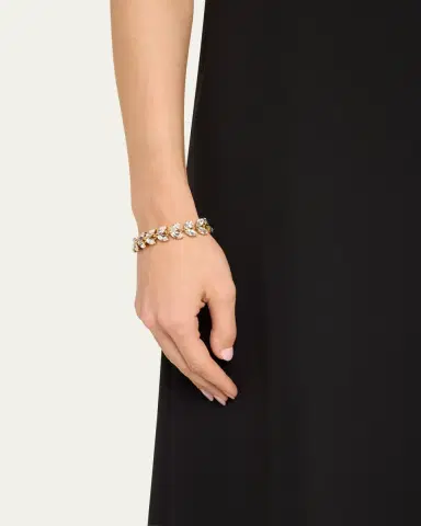 Oscar de la Renta Crystal Leaf Bracelet | Thumbnail 2 Oscar de la Renta Crystal Leaf Bracelet | Thumbnail 2