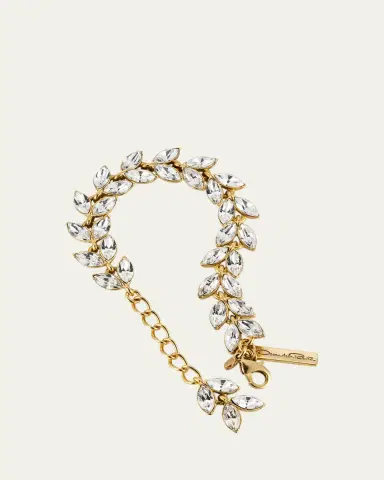 Oscar de la Renta Crystal Leaf Bracelet | Thumbnail 4 Oscar de la Renta Crystal Leaf Bracelet | Thumbnail 4