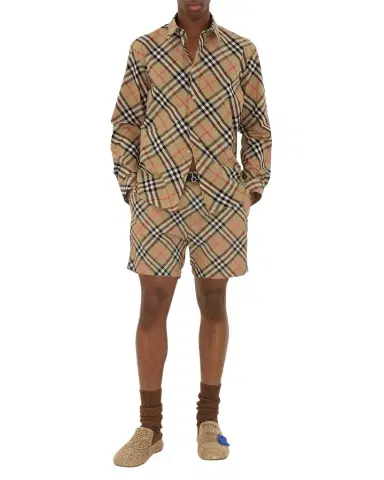 Burberry Men's Daniel Check Sport Shirt | Thumbnail 1 Burberry Men's Daniel Check Sport Shirt | Thumbnail 1