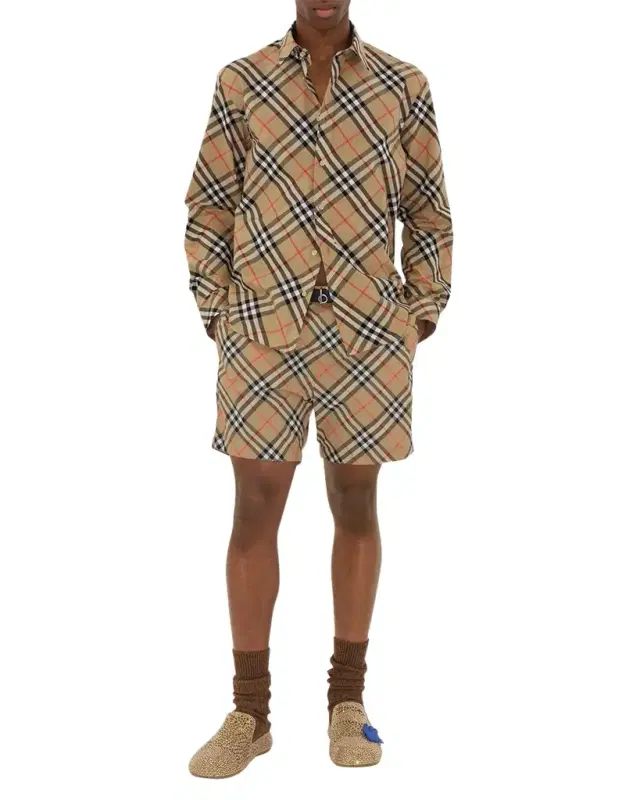 Burberry Men's Daniel Check Sport Shirt