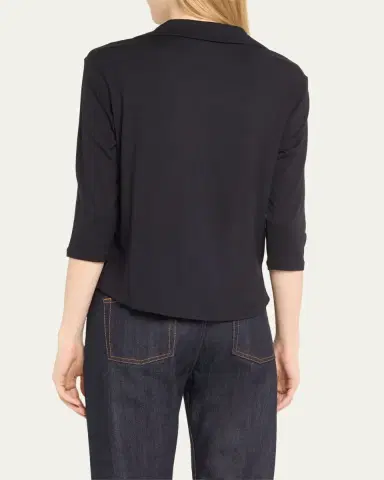 MAJESTIC FILATURES Soft Touch Semi-Relaxed Button-Front Shirt | Thumbnail 11 MAJESTIC FILATURES Soft Touch Semi-Relaxed Button-Front Shirt | Thumbnail 11