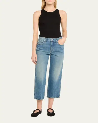 AMO Denim Billie Cropped Jeans | Thumbnail 2