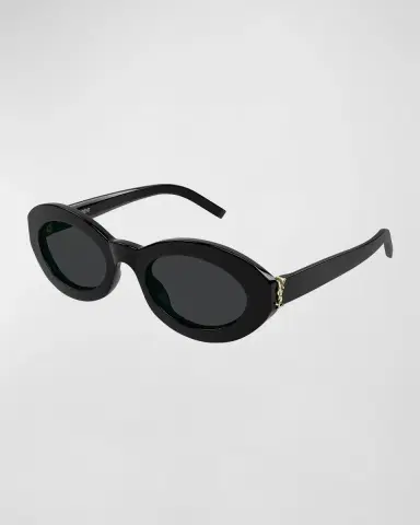 Saint Laurent YSL Acetate Oval Sunglasses | Thumbnail 2 Saint Laurent YSL Acetate Oval Sunglasses | Thumbnail 2