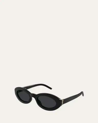 Saint Laurent YSL Acetate Oval Sunglasses | Thumbnail 5 Saint Laurent YSL Acetate Oval Sunglasses | Thumbnail 5