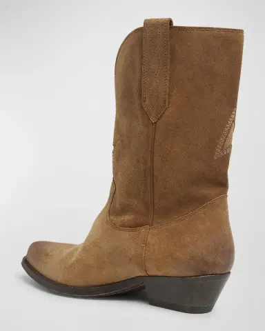 Golden Goose Wish Star Suede Western Boots | Thumbnail 3 Golden Goose Wish Star Suede Western Boots | Thumbnail 3